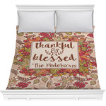 Thankful & Blessed Comforter - Full / Queen (Personalized)