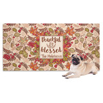 Thankful & Blessed Dog Towel (Personalized)