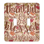 Thankful & Blessed Light Switch Cover (2 Toggle Plate) (Personalized)