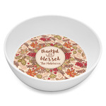 Thankful & Blessed Melamine Bowl - 8 oz (Personalized)