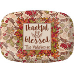 Thankful & Blessed Melamine Platter (Personalized)