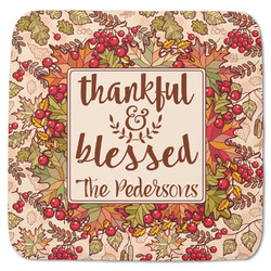 Thankful & Blessed Memory Foam Bath Mat - 48"x48" (Personalized)