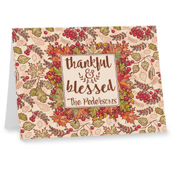 Thankful & Blessed Note cards (Personalized)