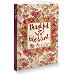 Thankful & Blessed Softbound Notebook - 5.75" x 8" (Personalized)