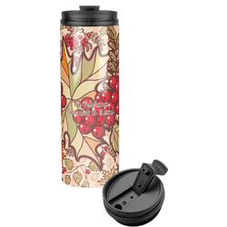 Thankful & Blessed Stainless Steel Skinny Tumbler (Personalized)