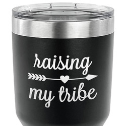 Tribe Quotes 30 oz Stainless Steel Tumbler - Black - Double Sided