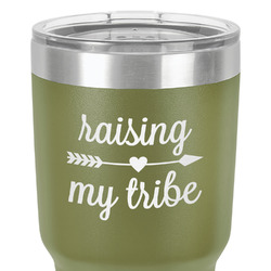 Tribe Quotes 30 oz Stainless Steel Tumbler - Olive - Double-Sided