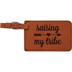 Tribe Quotes Leatherette Luggage Tag