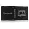 Tribe Quotes Leather Binder - 1" - Black- Back Spine Front View