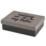 Tribe Quotes Medium Gift Box w/ Engraved Leather Lid