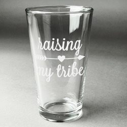 Tribe Quotes Pint Glass - Engraved (Single)