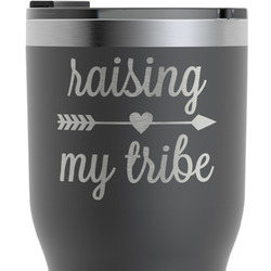 Tribe Quotes RTIC Tumbler - Black - Engraved Front