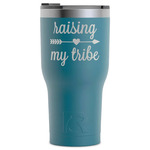 Tribe Quotes RTIC Tumbler - Dark Teal - Laser Engraved - Single-Sided