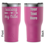 Tribe Quotes RTIC Tumbler - Magenta - Laser Engraved - Double-Sided