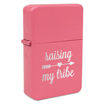 Tribe Quotes Windproof Lighter - Pink - Double Sided
