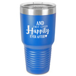 Wedding Quotes and Sayings 30 oz Stainless Steel Tumbler - Royal Blue - Single-Sided