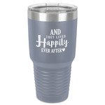 Wedding Quotes and Sayings 30 oz Stainless Steel Tumbler - Grey - Single-Sided