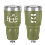 Wedding Quotes and Sayings 30 oz Stainless Steel Tumbler - Olive - Double-Sided