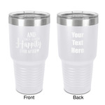 Wedding Quotes and Sayings 30 oz Stainless Steel Tumbler - White - Double-Sided