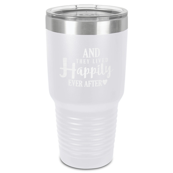 Custom Wedding Quotes and Sayings 30 oz Stainless Steel Tumbler - White - Single-Sided