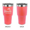 Wedding Quotes and Sayings 30 oz Stainless Steel Ringneck Tumblers - Coral - Single Sided - APPROVAL