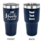 Wedding Quotes and Sayings 30 oz Stainless Steel Tumbler - Navy - Double Sided