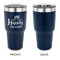 Wedding Quotes and Sayings 30 oz Stainless Steel Ringneck Tumblers - Navy - Single Sided - APPROVAL