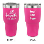 Wedding Quotes and Sayings 30 oz Stainless Steel Tumbler - Pink - Double Sided