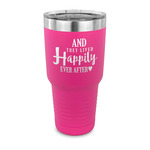 Wedding Quotes and Sayings 30 oz Stainless Steel Tumbler - Pink - Single Sided