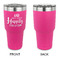 Wedding Quotes and Sayings 30 oz Stainless Steel Ringneck Tumblers - Pink - Single Sided - APPROVAL