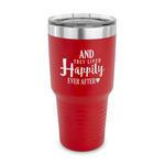 Wedding Quotes and Sayings 30 oz Stainless Steel Tumbler - Red - Single Sided