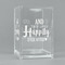 Wedding Quotes and Sayings Acrylic Pen Holder - Angled View