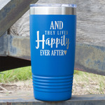 Wedding Quotes and Sayings 20 oz Stainless Steel Tumbler - Royal Blue - Double Sided