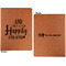 Wedding Quotes and Sayings Cognac Leatherette Portfolios with Notepad - Small - Double Sided- Apvl