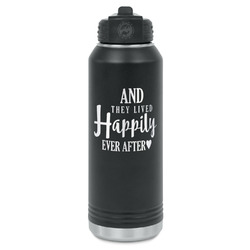 Wedding Quotes and Sayings Water Bottles - Laser Engraved
