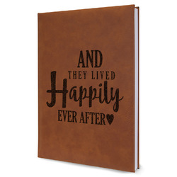 Wedding Quotes and Sayings Leather Sketchbook - Large - Double Sided