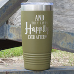 Wedding Quotes and Sayings 20 oz Stainless Steel Tumbler - Olive - Single Sided