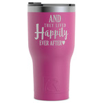 Wedding Quotes and Sayings RTIC Tumbler - Magenta - Laser Engraved - Single-Sided