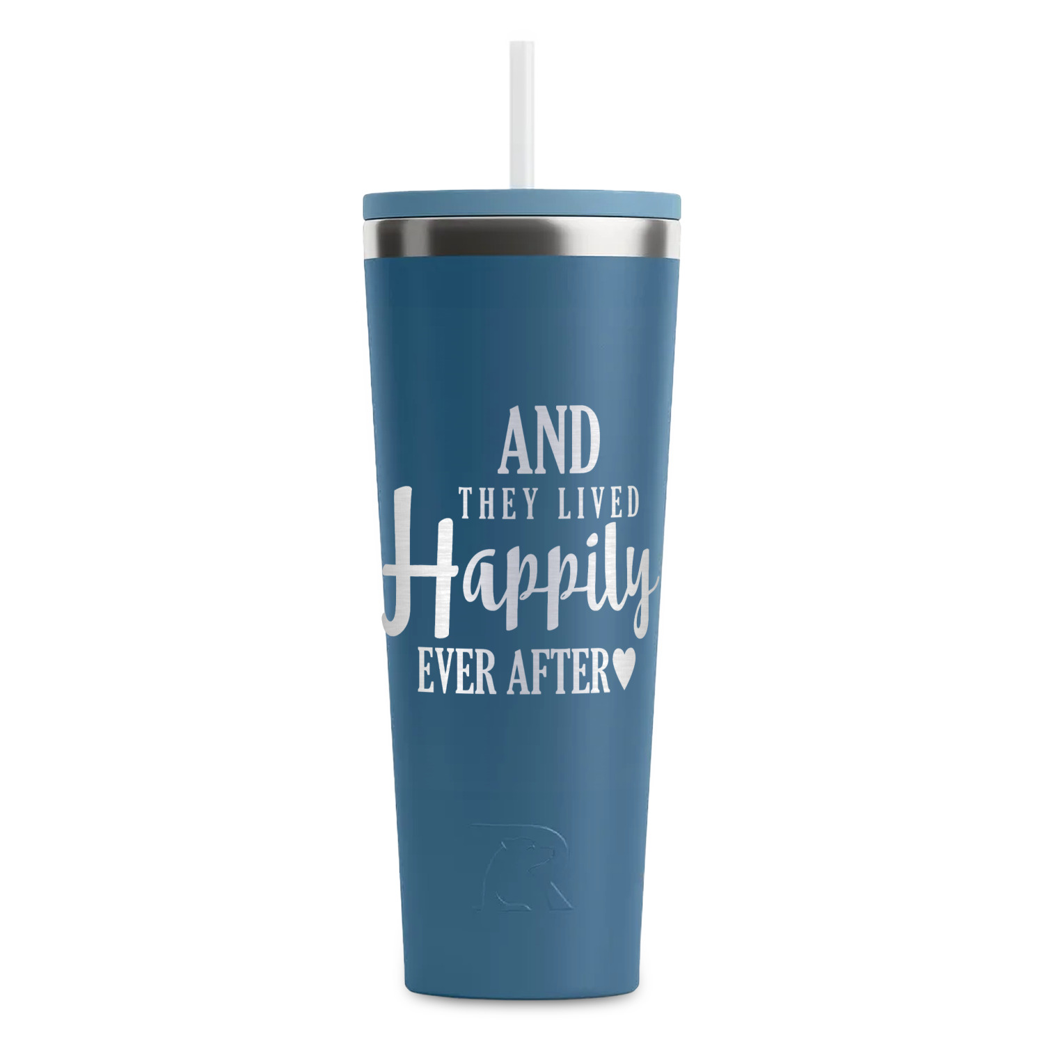 https://www.youcustomizeit.com/common/MAKE/1038376/Wedding-Quotes-and-Sayings-Steel-Blue-RTIC-Everyday-Tumbler-28-oz-Front.jpg?lm=1698260843