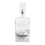 Wedding Quotes and Sayings Whiskey Decanter - 26 oz Rectangle