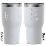 Wedding Quotes and Sayings RTIC Tumbler - White - Engraved Front & Back (Personalized)