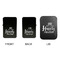 Wedding Quotes and Sayings Windproof Lighters - Black, Double Sided, w Lid - APPROVAL