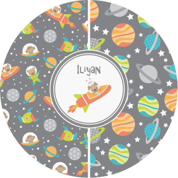 Custom Space Explorer Multipurpose Round Labels - 1" (Personalized)