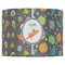 Space Explorer 16" Drum Lampshade - FRONT (Fabric)