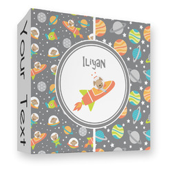 Space Explorer 3 Ring Binder - Full Wrap - 3" (Personalized)