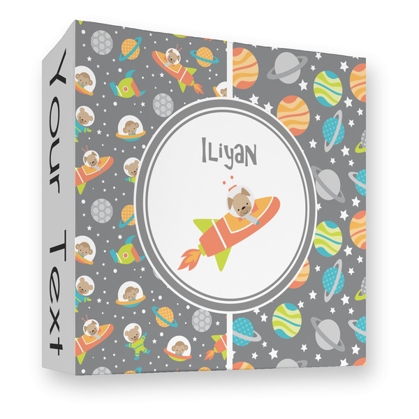 Custom Space Explorer 3 Ring Binder - Full Wrap - 3" (Personalized)