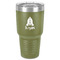 Space Explorer 30 oz Stainless Steel Ringneck Tumbler - Olive - Front