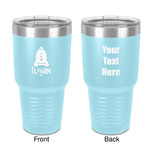 Space Explorer 30 oz Stainless Steel Tumbler - Teal - Double-Sided (Personalized)