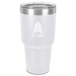 Space Explorer 30 oz Stainless Steel Tumbler - White - Single-Sided (Personalized)