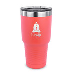 Space Explorer 30 oz Stainless Steel Tumbler - Coral - Single Sided (Personalized)